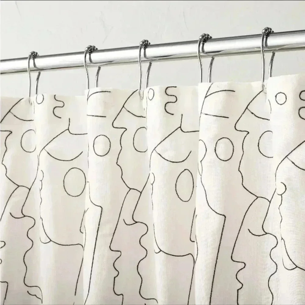 NWT In‎ This Together Shower Curtain White - Opalhouse designed with Jung…